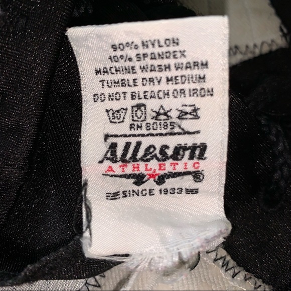 Alleson Athletic Black Football Pants Youth Large - Picture 7 of 7